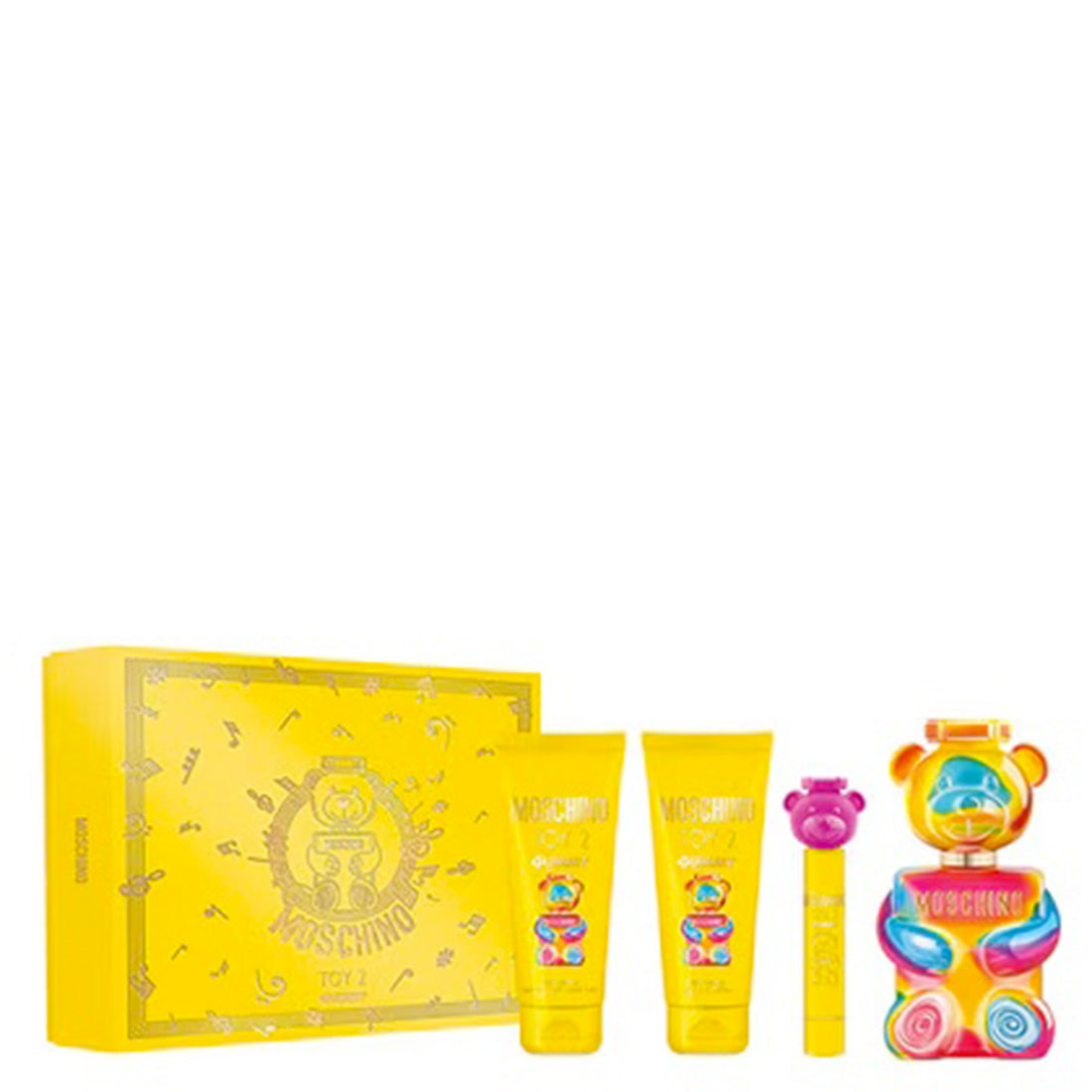 MOSCHINO Toy 2 Gummy Eau De Parfum + Shower Gel + Body Lotion + Travel Spray Set 