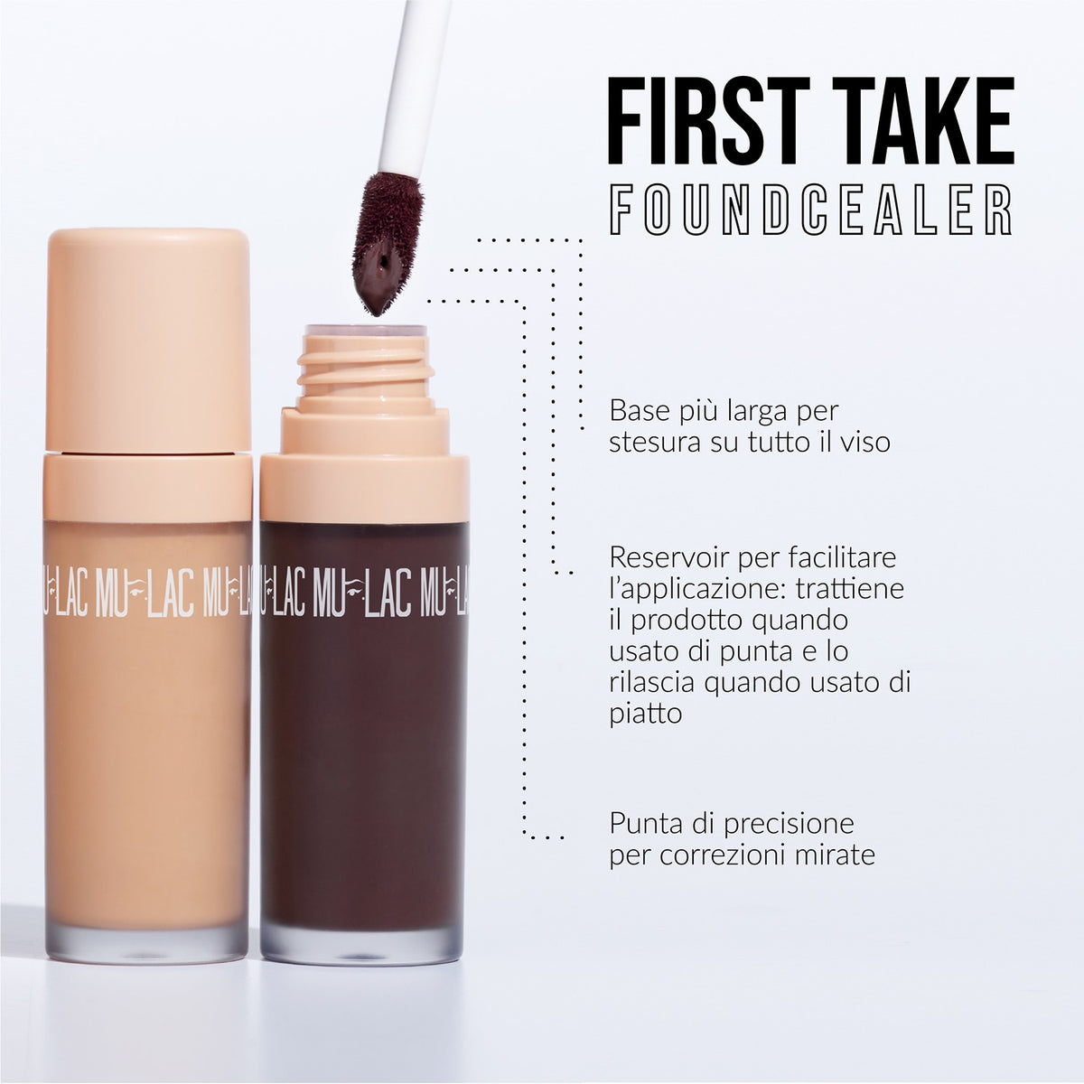 MULAC First Take Foundcealer N1 Pearl-3