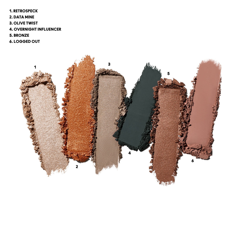 Mac Connect In Colour Eye Shadow Palette Bronze Influence-3