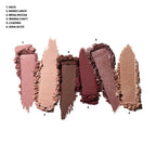 Mac Connect In Colour Eye Shadow Palette Embedded in Burgundy-3