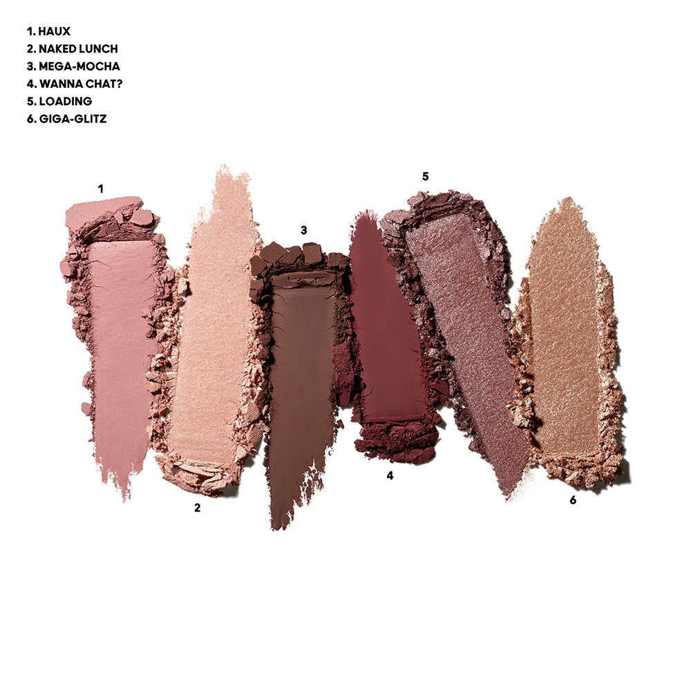 Mac Connect In Colour Eye Shadow Palette Embedded in Burgundy-3