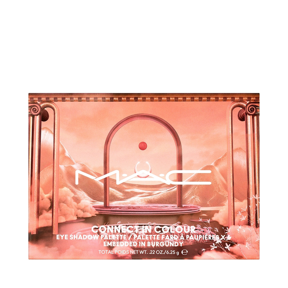 Mac Connect In Colour Eye Shadow Palette Embedded in Burgundy-5