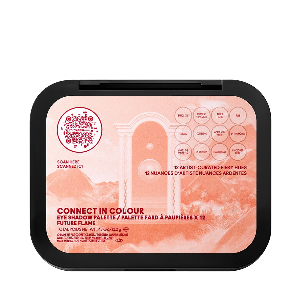 Mac Connect In Colour Eye Shadow Palette Future Flame-4