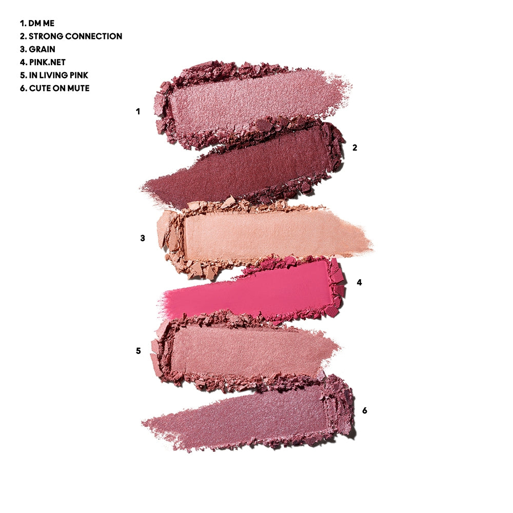 Mac Connect In Colour Eye Shadow Palette Rose Lens-3