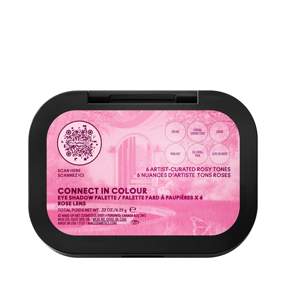 Mac Connect In Colour Eye Shadow Palette Rose Lens-4