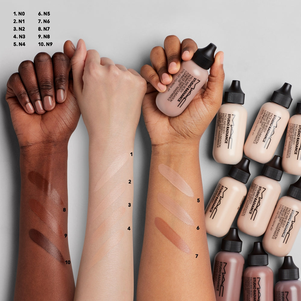 Mac Face and Body Radiant Sheer Foundation C1-4