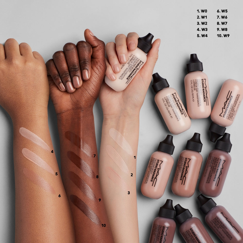Mac Face and Body Radiant Sheer Foundation W2-4