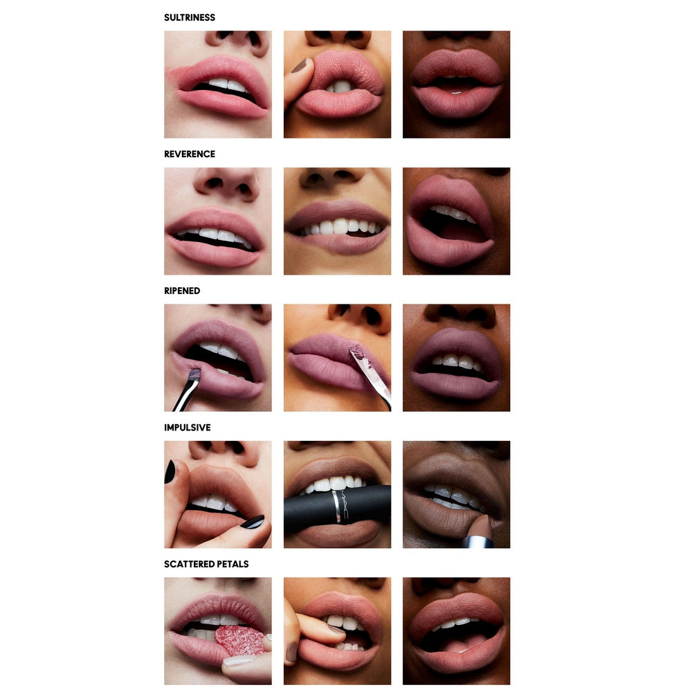 Mac Powder Kiss Lipstick Burning Love-3