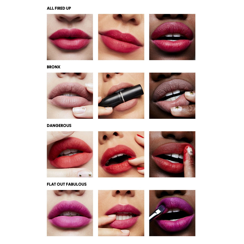 Mac Retro Matte Lipstick 701 All Fired Up-4