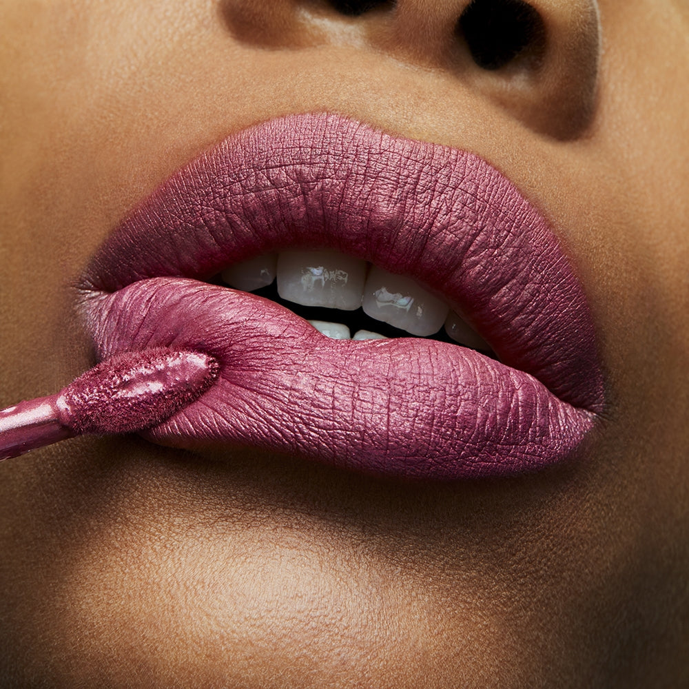 Mac Retro Matte Liquid Lipcolour Metallics Metallic Rose-3
