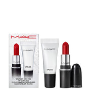 Mac Winter's Kiss Mini Lip Duo: Mini Retro Matte Lipstick Red+Mini Lipglass Clear