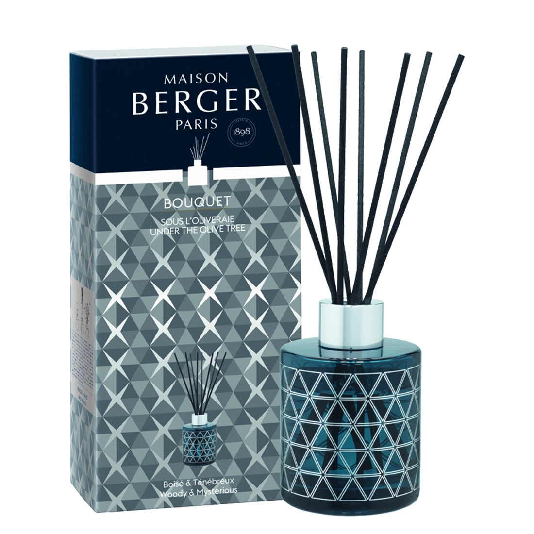 Maison Berger Paris Bouquet Geode Sous l'Oliveraie Blu