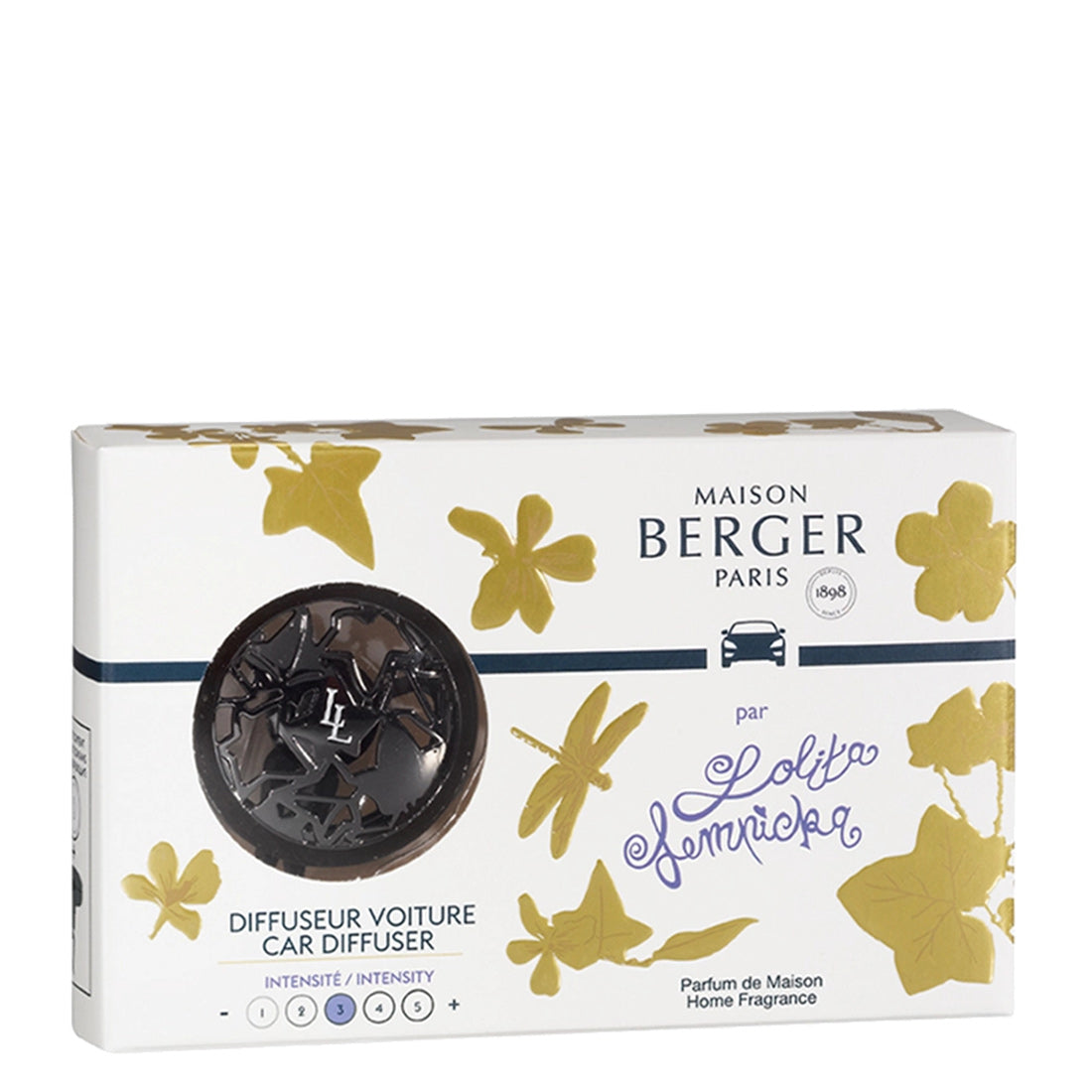 Maison Berger Paris Diffuseur Voiture Lolita Lempicka Gun Métal