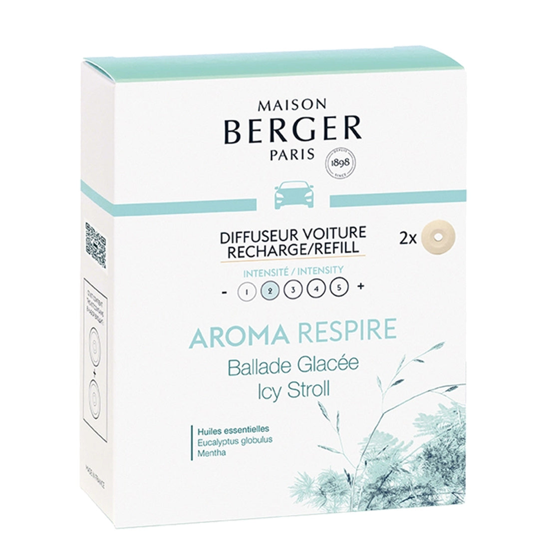 Maison Berger Paris Diffuseur Voiture Recharge Respire