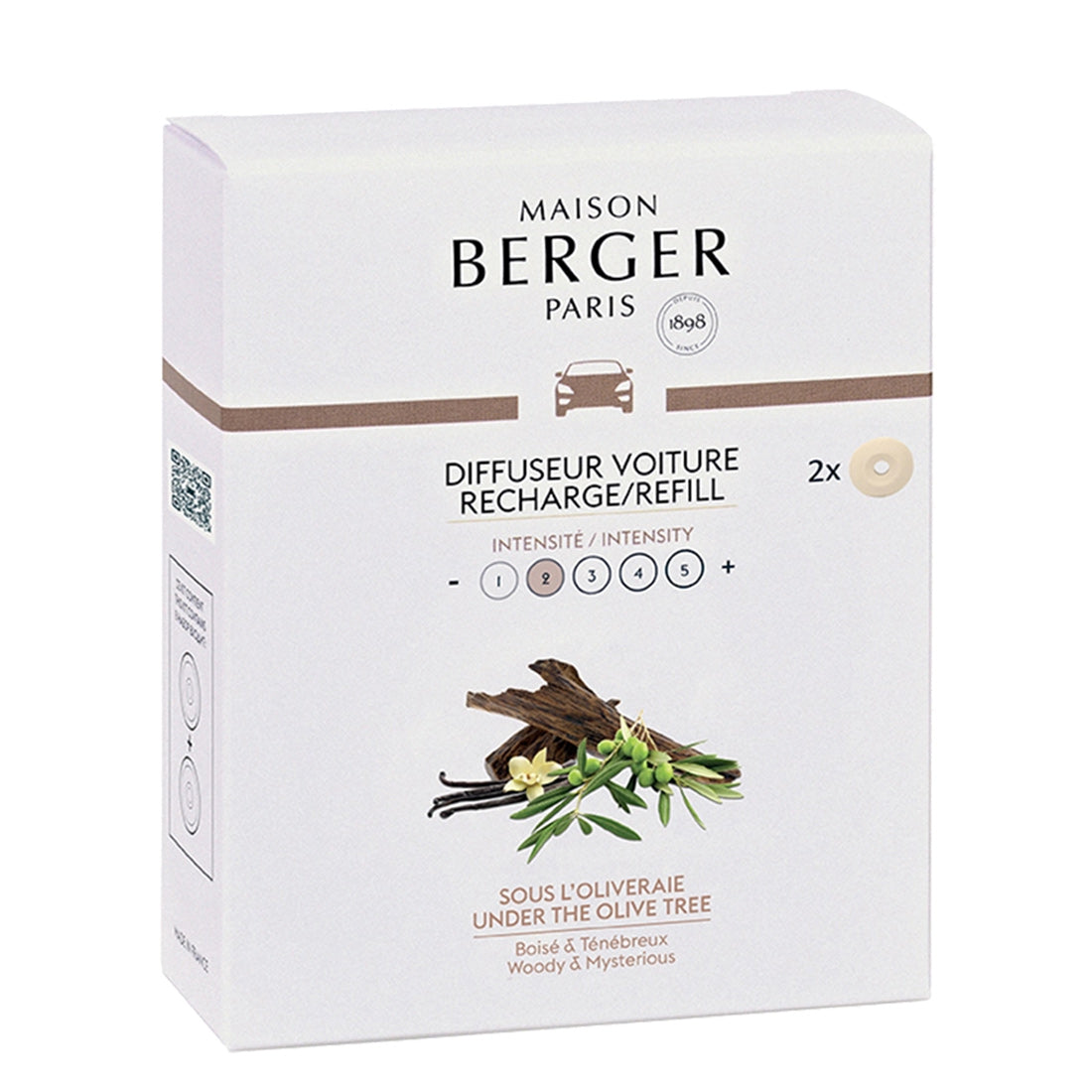 Maison Berger Paris Diffuseur Voiture Recharge Sous L'Oliveraie