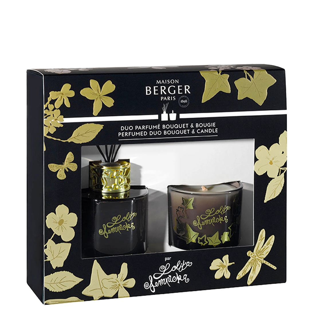 Maison Berger Paris Duo mini Bouquet e Candela Lolita Lempicka Black Edition