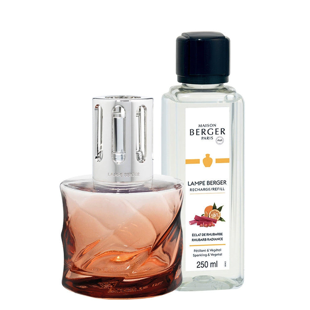Maison Berger Paris Spirale Rosa Ambrato+Ricarica Eclat de Rhubarbe 250 ml-2