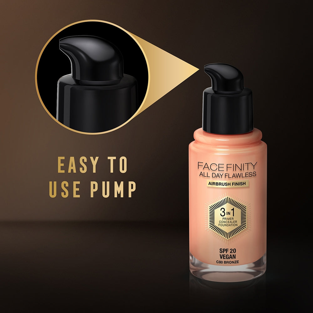 Max Factor Facefinity Flawless 3In1 080 Bronze SPF20-4