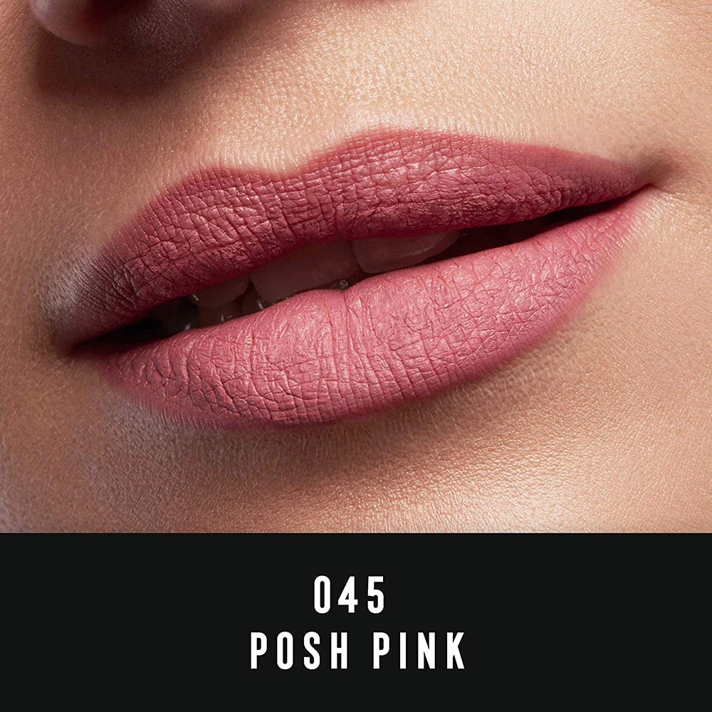 Max Factor Lipfinity Velvet Matte 45 Posh Pink Waterproof-3