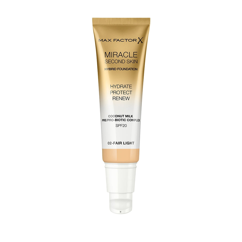 Max Factor Miracle Second Skin 02 Fair Light SPF20-2