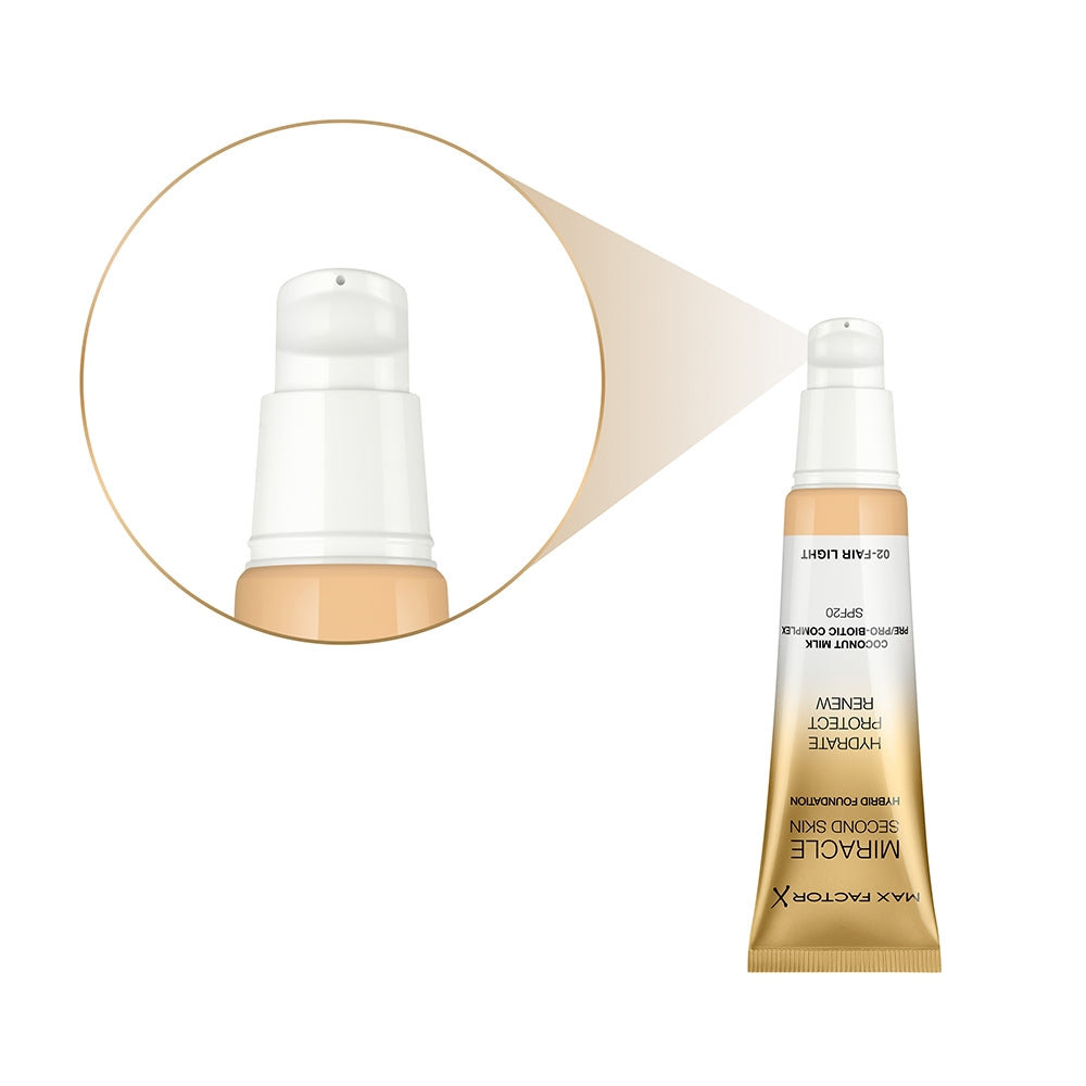 Max Factor Miracle Second Skin 02 Fair Light SPF20-3