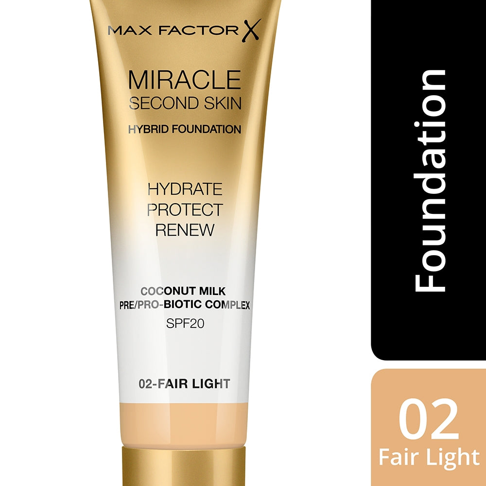 Max Factor Miracle Second Skin 02 Fair Light SPF20-4