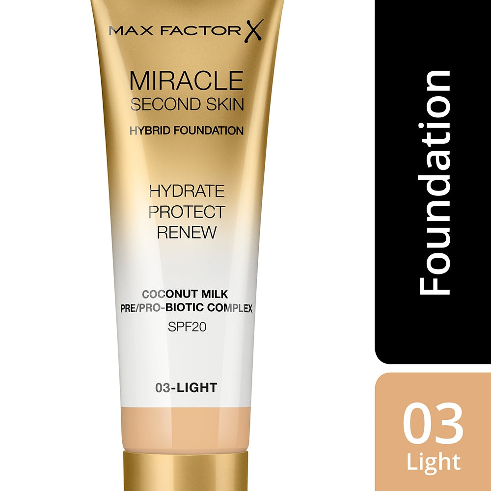 Max Factor Miracle Second Skin 03 Light SPF20-4