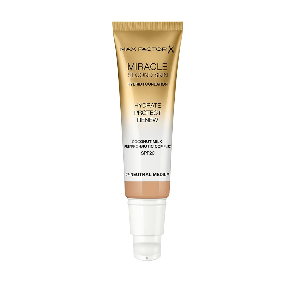 Max Factor Miracle Second Skin 07 Neutral Medium SPF20-2