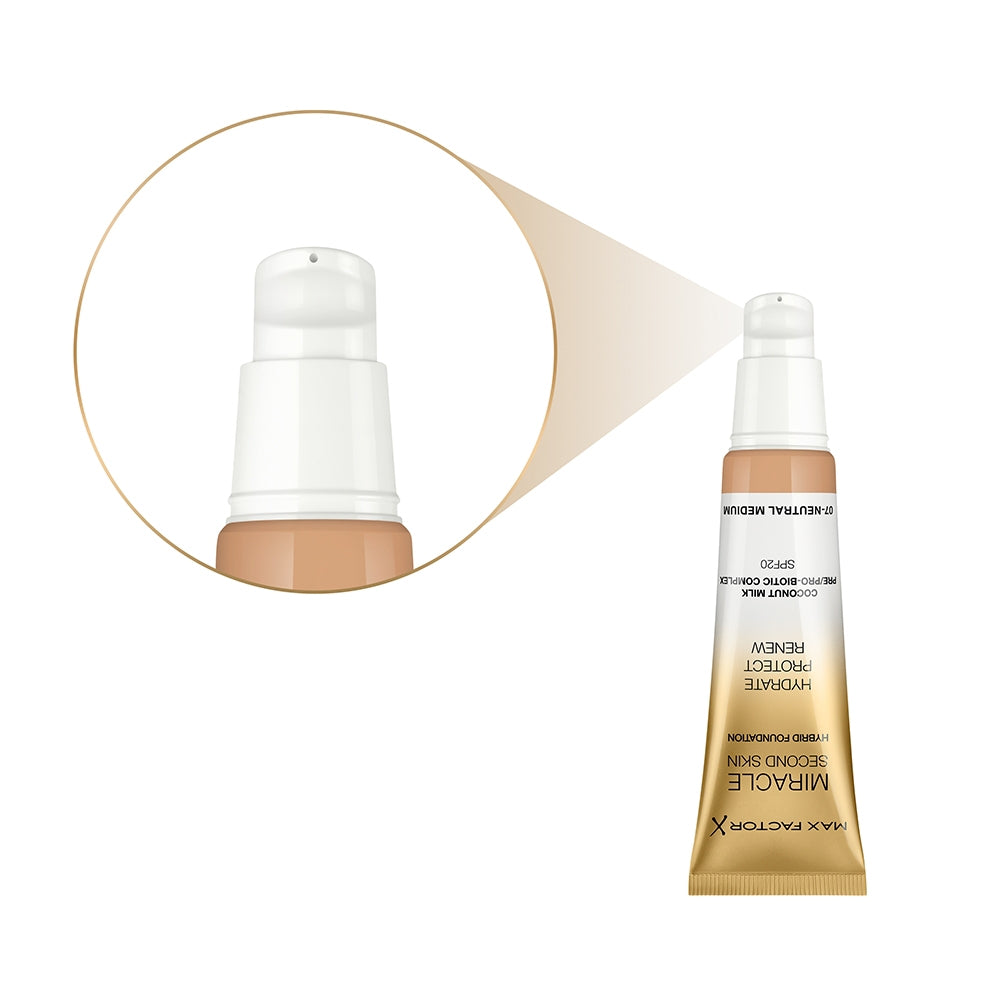 Max Factor Miracle Second Skin 07 Neutral Medium SPF20-3