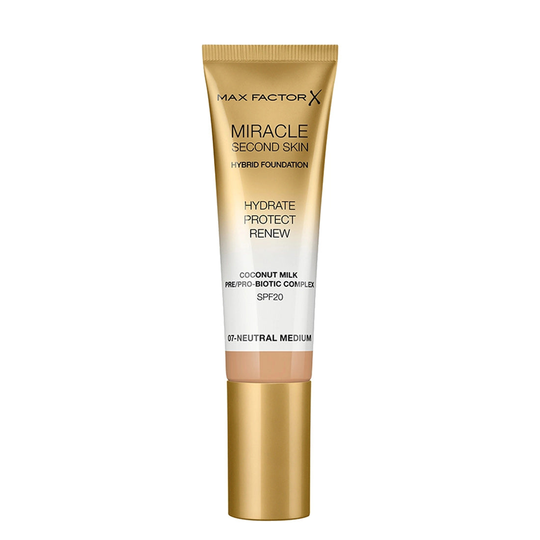 Max Factor Miracle Second Skin 07 Neutral Medium SPF20