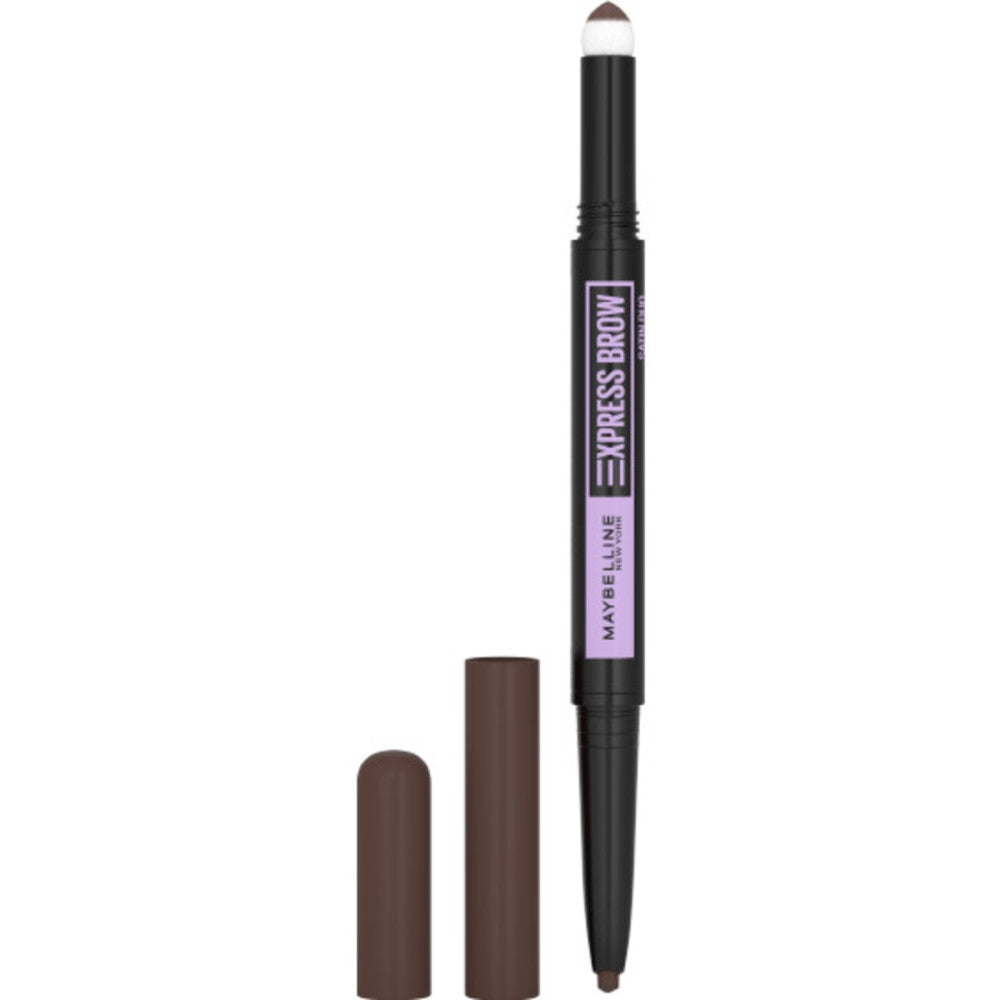 Maybelline New York Express Brow Satin Duo 2in1 04 Dark Brown-2