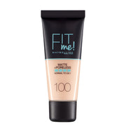 Maybelline New York Fit Me Matte&Poreless 100 Warm Ivory