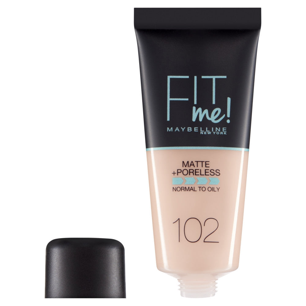 Maybelline New York Fit Me Matte&Poreless 102 Fair Ivory-2