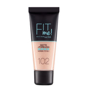 Maybelline New York Fit Me Matte&Poreless 102 Fair Ivory