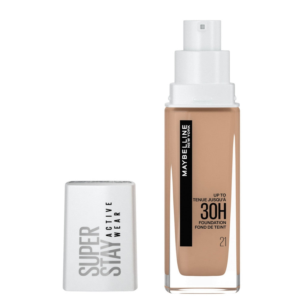 Maybelline New York Super Stay Active Wear 30H Foundation 21 Nude Beige-2