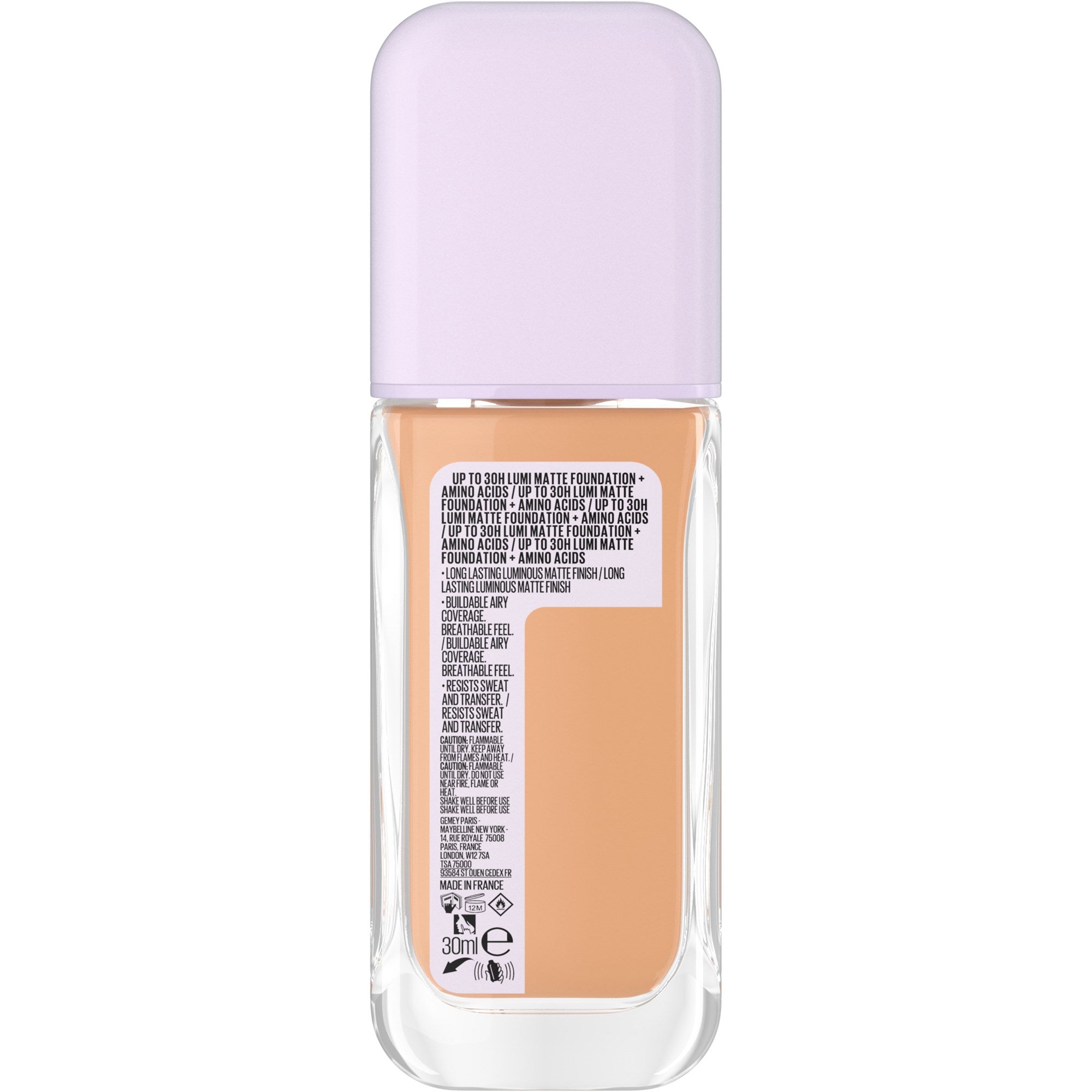 Maybelline New York Superstay Lumi Matte 30H Foundation 129-3