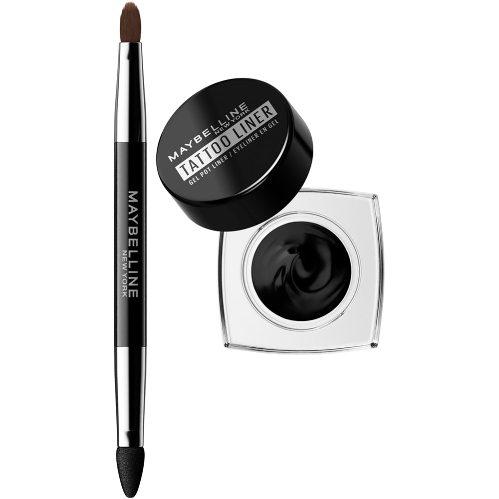 Maybelline New York Tatto Liner Gel Pot 2in1 Blackest Black-4