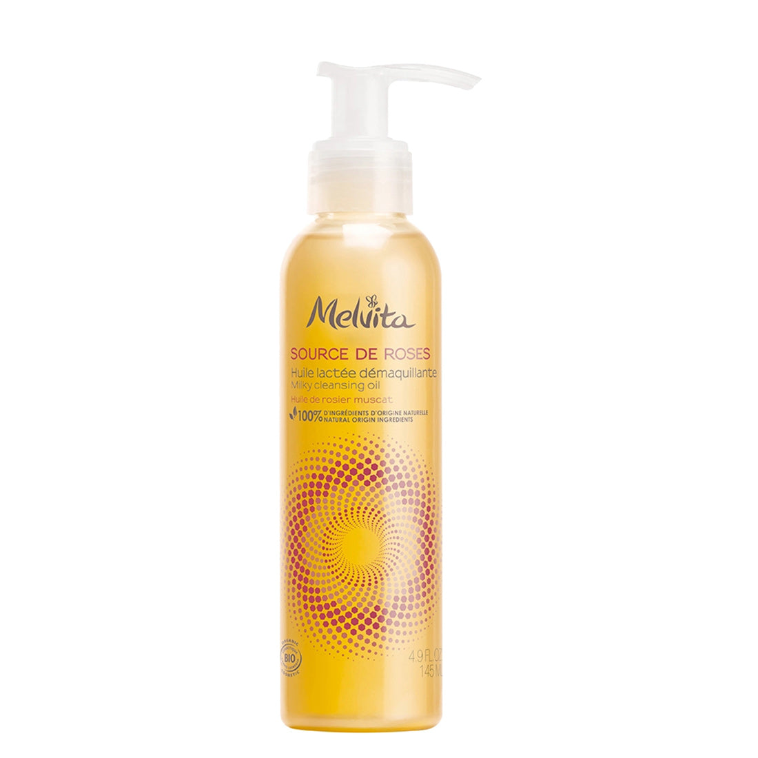 Melvita Souce de Rose Huile Lactée Démaquillante