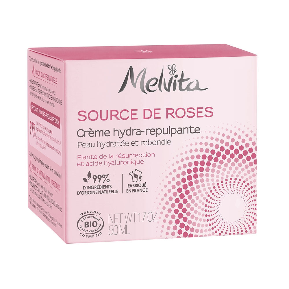 Melvita Source de Roses Hydra-Plumpling Cream-2