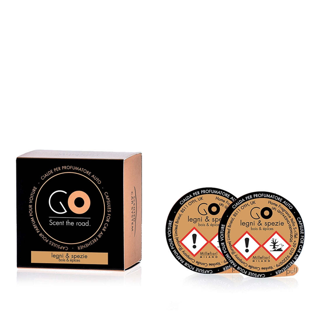 Millefiori Air Freshener Go Legni & Spezie