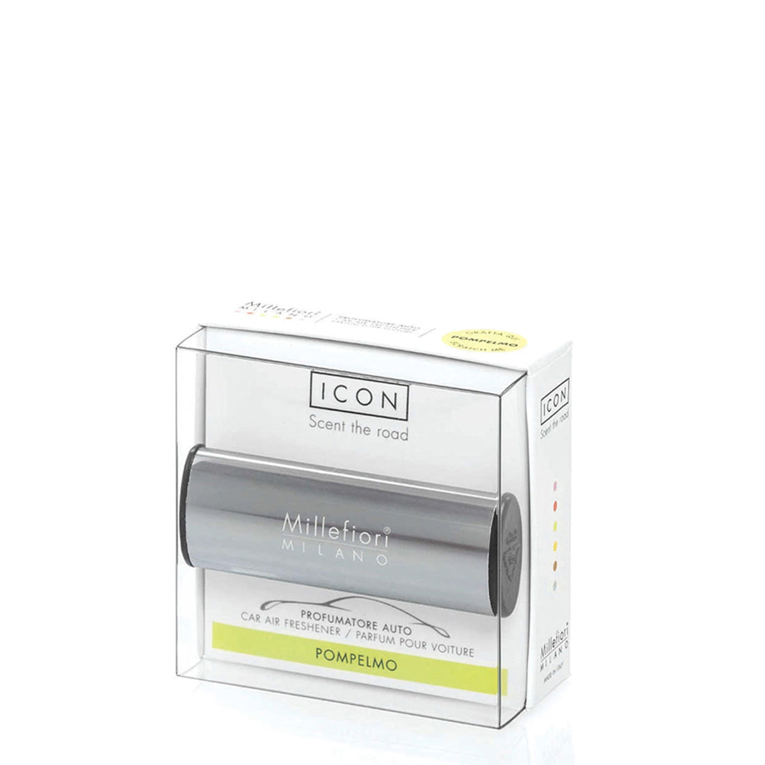 Millefiori Air Freshener Go Pompelmo 52 Antracite Lucido