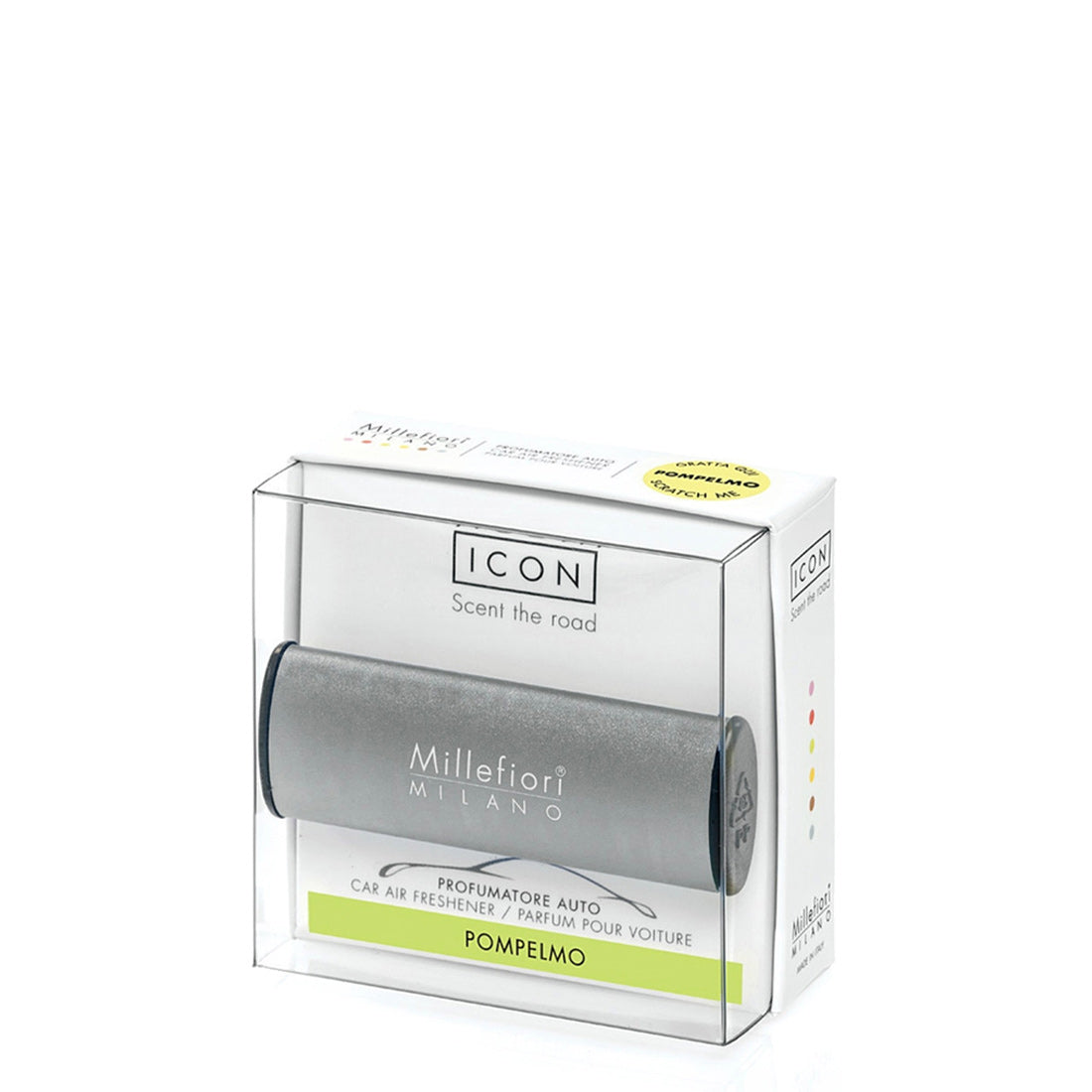 Millefiori Air Freshener Go Pompelmo 55 Antracite Opaco