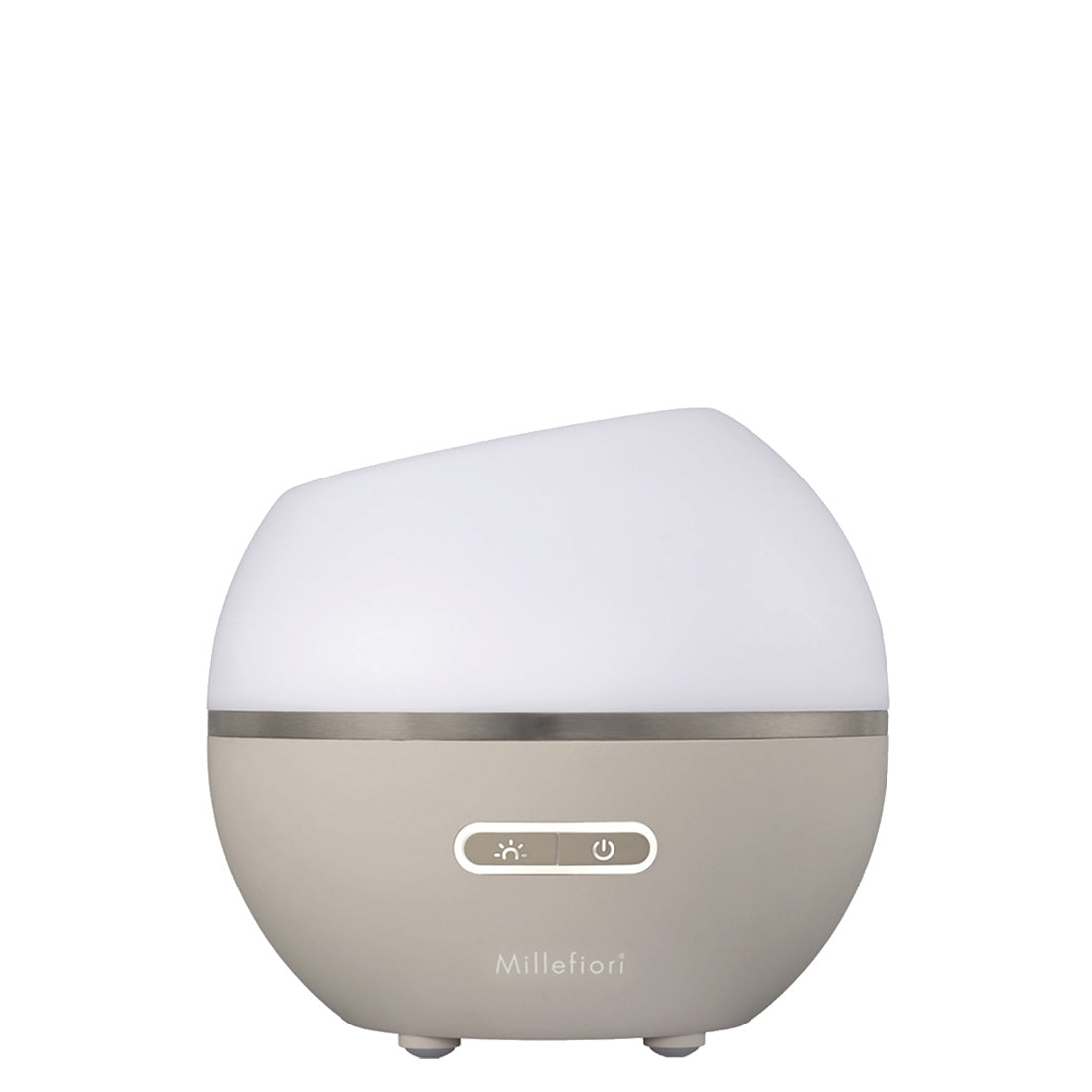 Millefiori Diffusore Ad Ultrasuoni Hydro Mezza Sfera Bianco Tortora