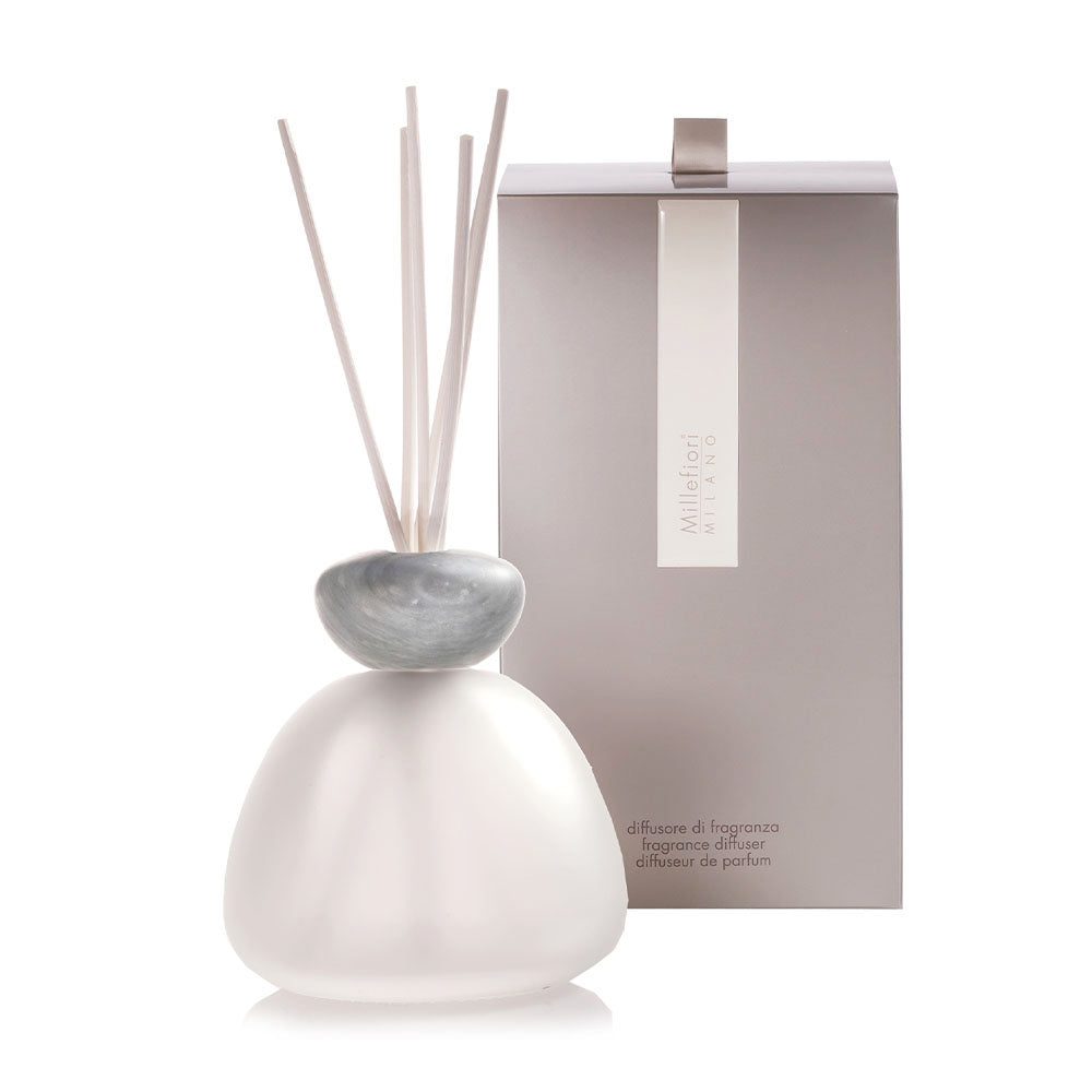 Millefiori Diffusore in Vetro Marble Glass Satinato Grigio-2