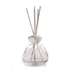 Millefiori Diffusore in Vetro Marble Glass trasparente Bianco Bianco