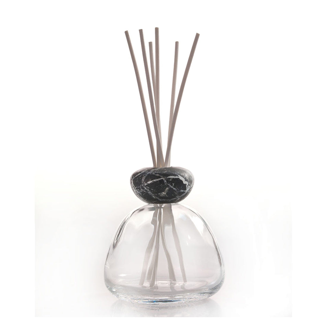 Millefiori Diffusore in Vetro Marble Glass trasparente Nero