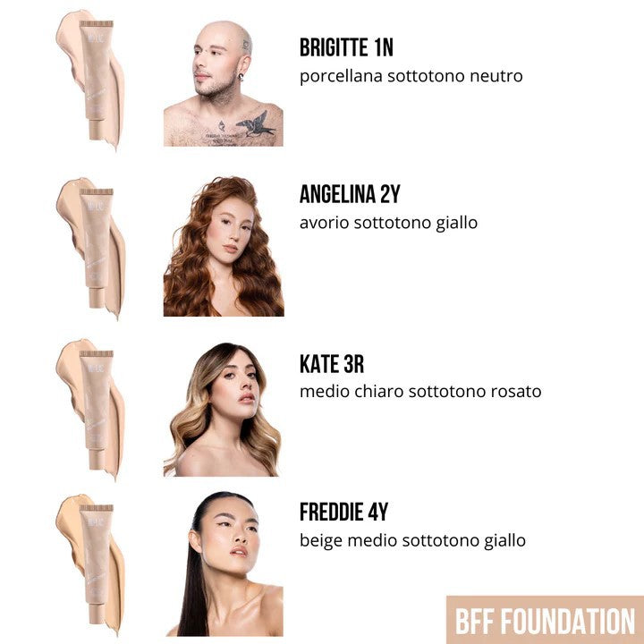 Mulac BFF Hydrating Water Cream Foundation 4Y Freddie-3