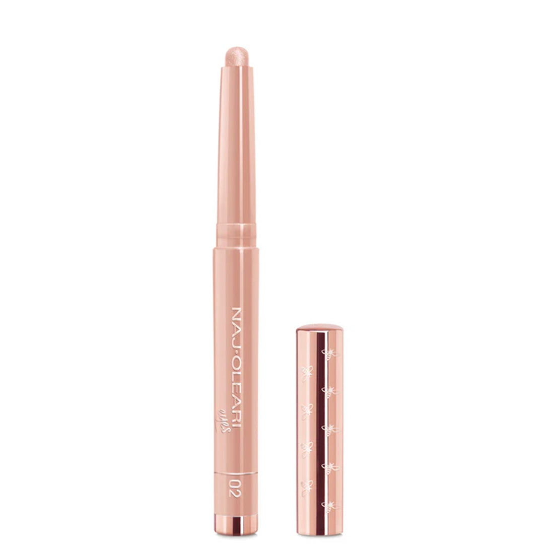 NAJ OLEARI Ombretto Absolute Stay 02 Rosa Metallico-5