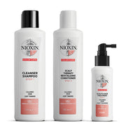 Nioxin Kit Trifasico Sistema 3 Per Capelli Colorati Leggermente Assottigliati Shampoo+Balsamo+Trattamento