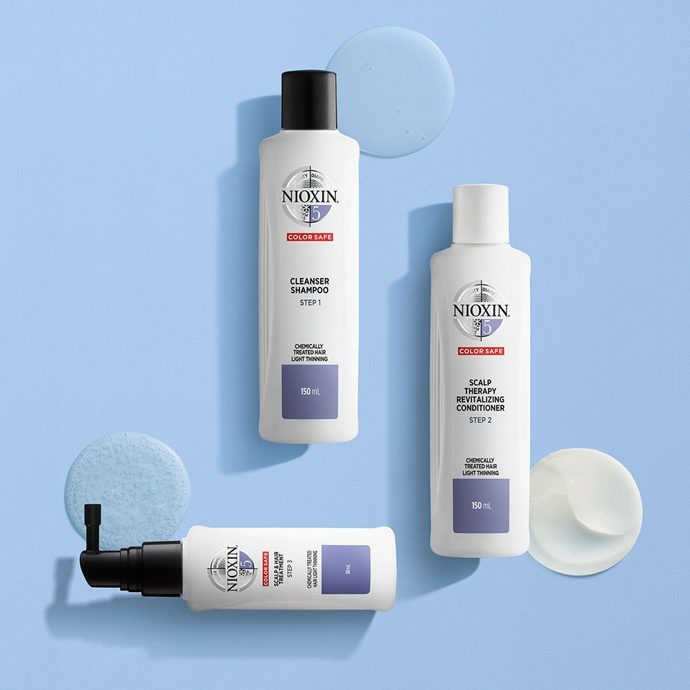 Nioxin Kit Trifasico Sistema 5 Per Capelli Trattati Chimicamente e Leggermente Assottigliati-4